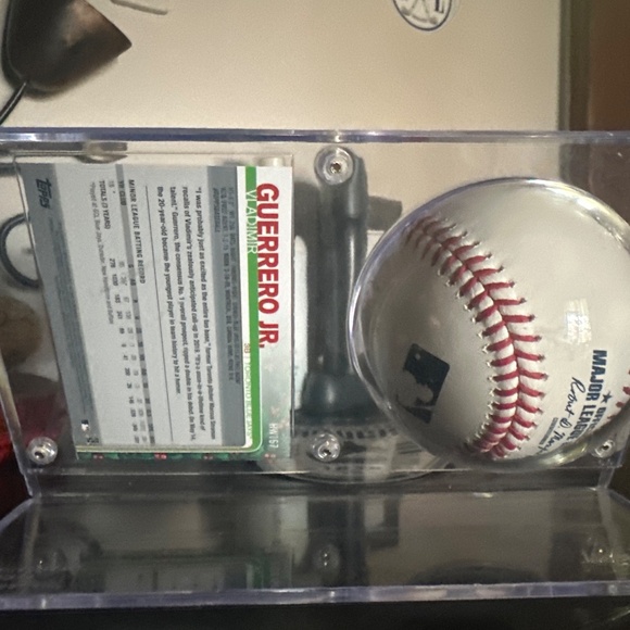 Baseball and card - Picture 2 of 2